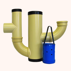 Underground and Sewage Beige Grease Trap & PVC Strainer